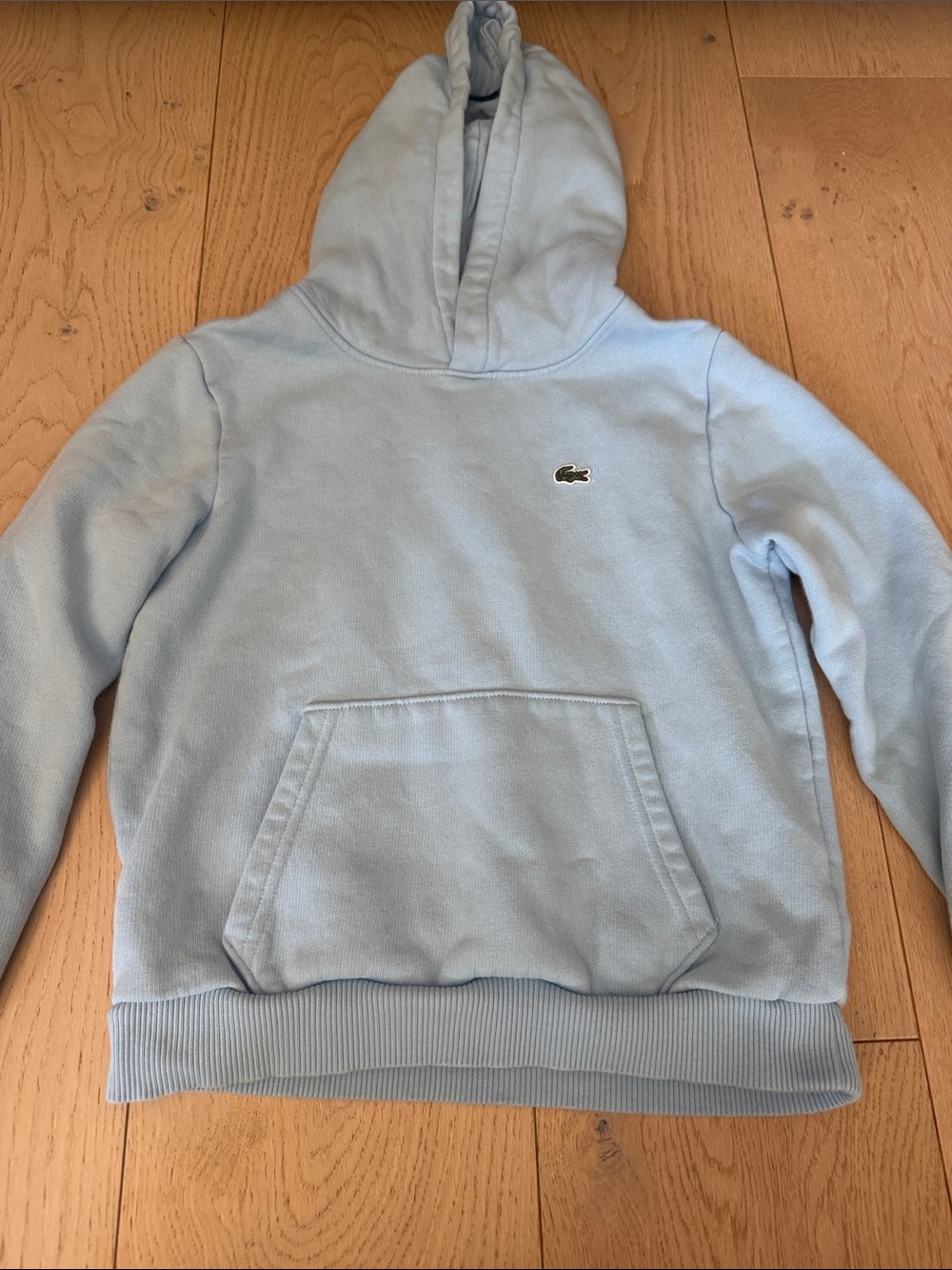 Lacoste Kids Light Blue Hooded Pullover
